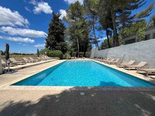 Domaine Gao Hotel Pool, French Book Club Tour